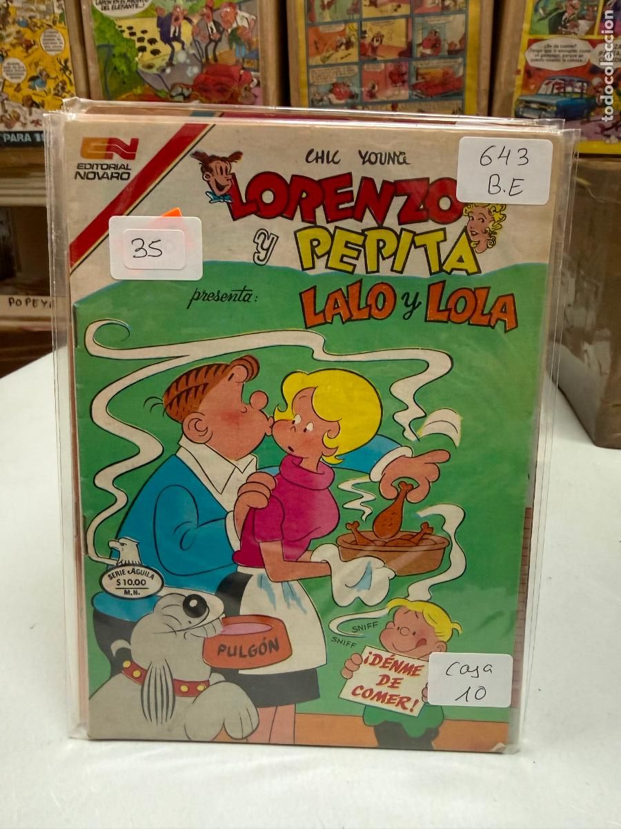 Tebeos: LORENZO Y PEPITA EDITORIAL NOVARO SERIE AGUILA NUMERO 643