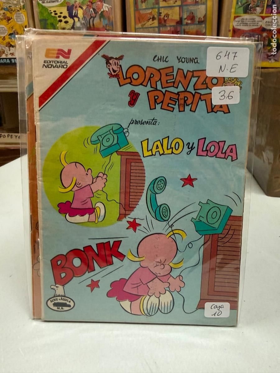 Tebeos: LORENZO Y PEPITA EDITORIAL NOVARO SERIE AGUILA NUMERO 647