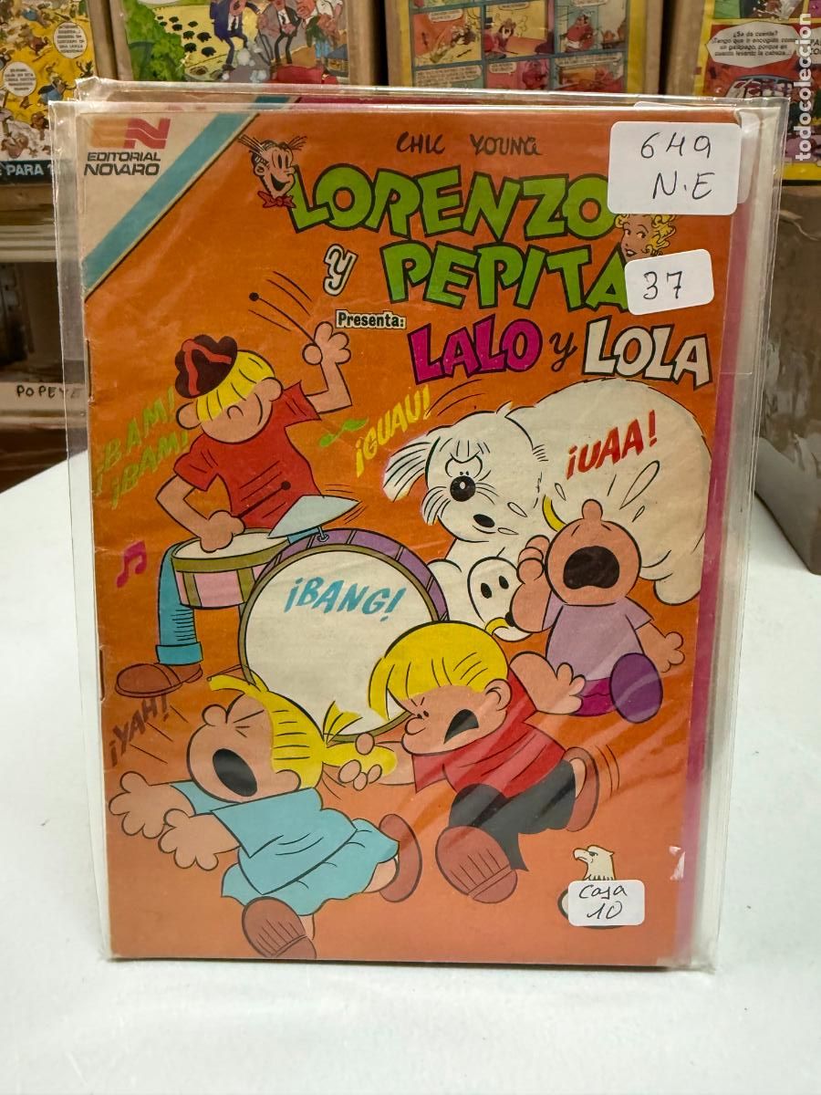 Tebeos: LORENZO Y PEPITA EDITORIAL NOVARO SERIE AGUILA NUMERO 649