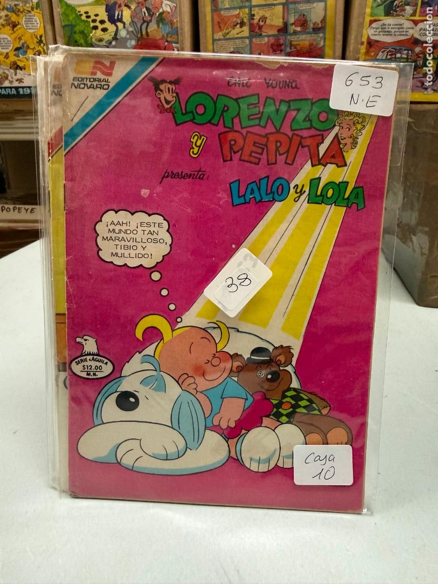 Tebeos: LORENZO Y PEPITA EDITORIAL NOVARO SERIE AGUILA NUMERO 653