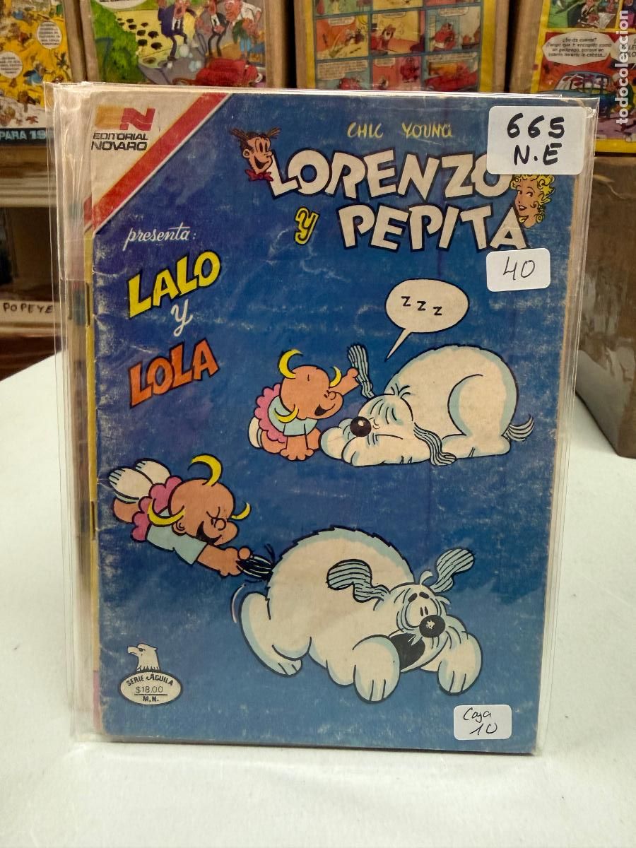 Tebeos: LORENZO Y PEPITA EDITORIAL NOVARO SERIE AGUILA NUMERO 665