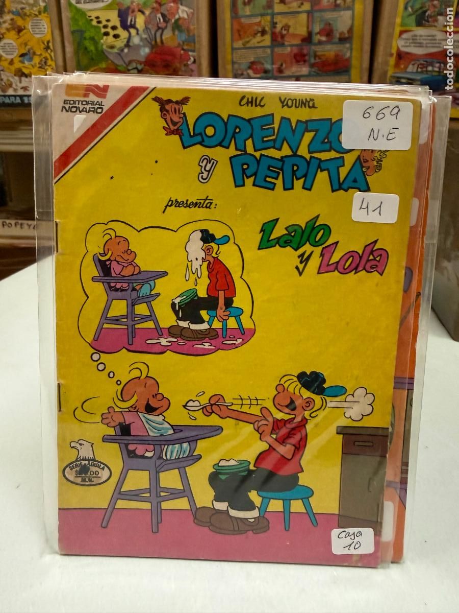 Tebeos: LORENZO Y PEPITA EDITORIAL NOVARO SERIE AGUILA NUMERO 669