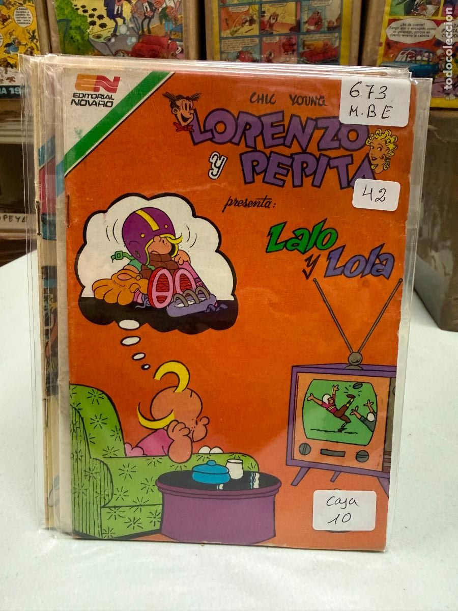Tebeos: LORENZO Y PEPITA EDITORIAL NOVARO SERIE AGUILA NUMERO 673