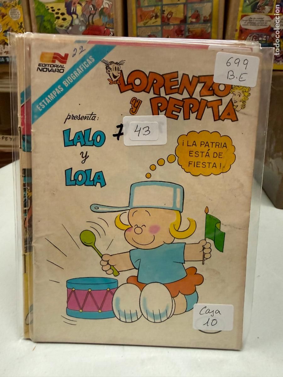 Tebeos: LORENZO Y PEPITA EDITORIAL NOVARO SERIE AGUILA NUMERO 699