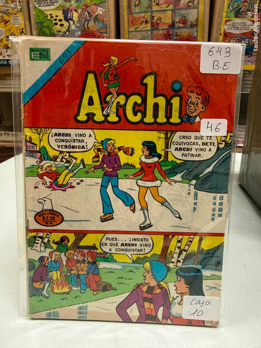 Tebeos: ARCHI EDITORIAL NOVARO SERIE AGUILA NUMERO 643
