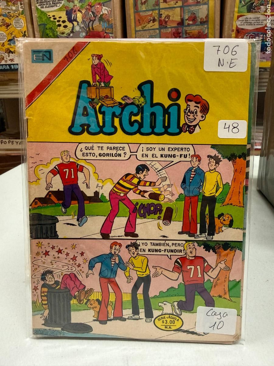 Tebeos: ARCHI EDITORIAL NOVARO SERIE AGUILA NUMERO 706