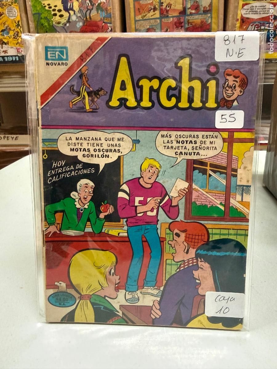 Tebeos: ARCHI EDITORIAL NOVARO SERIE AGUILA NUMERO 817