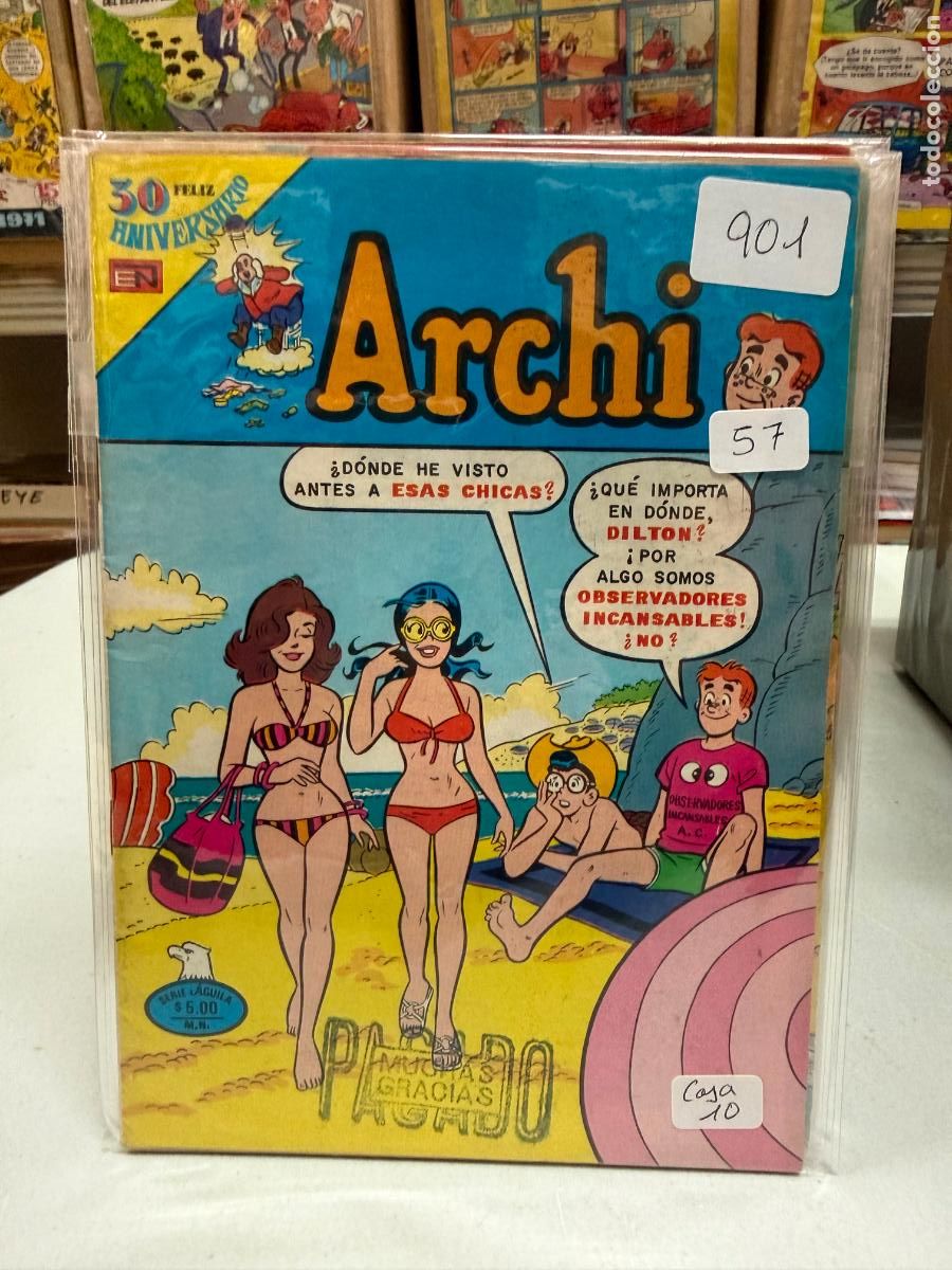Tebeos: ARCHI EDITORIAL NOVARO SERIE AGUILA NUMERO 901