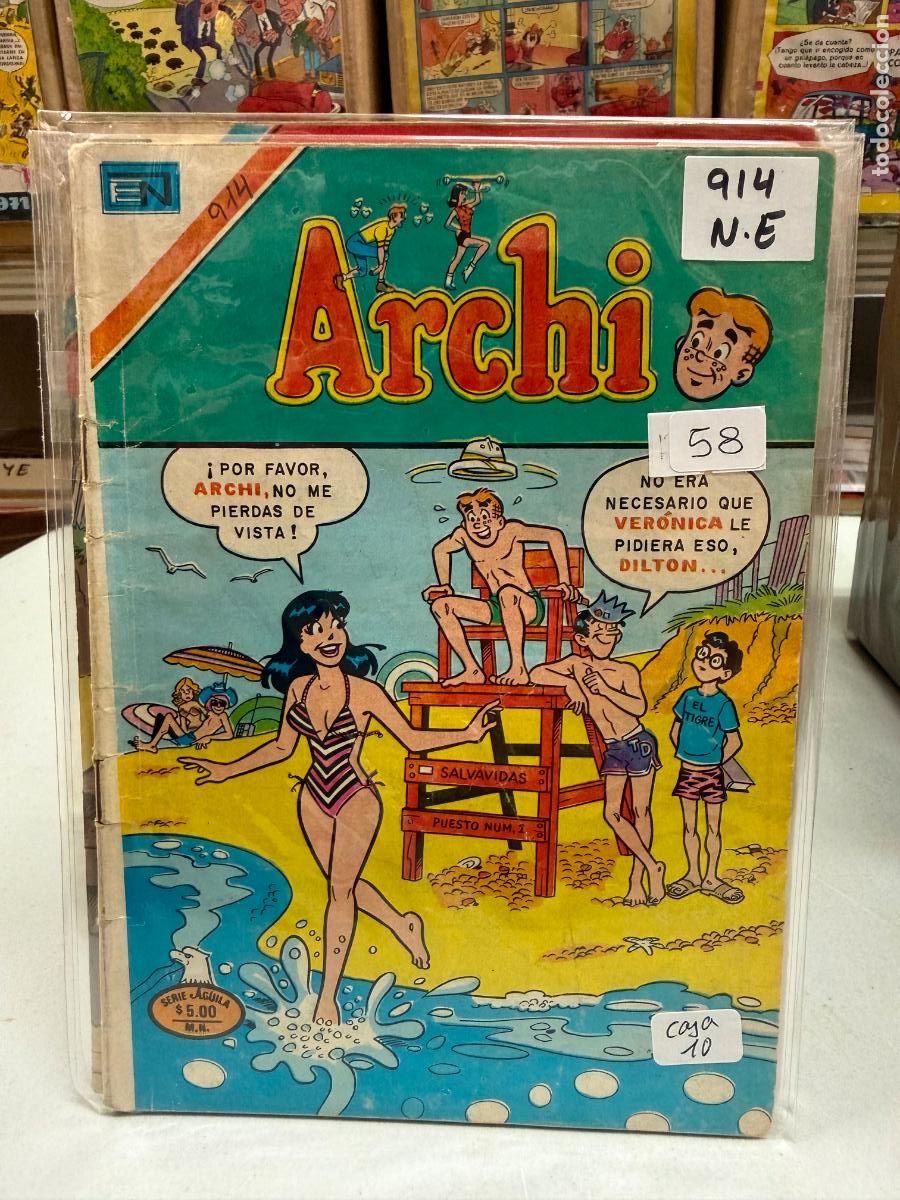 Tebeos: ARCHI EDITORIAL NOVARO SERIE AGUILA NUMERO 914
