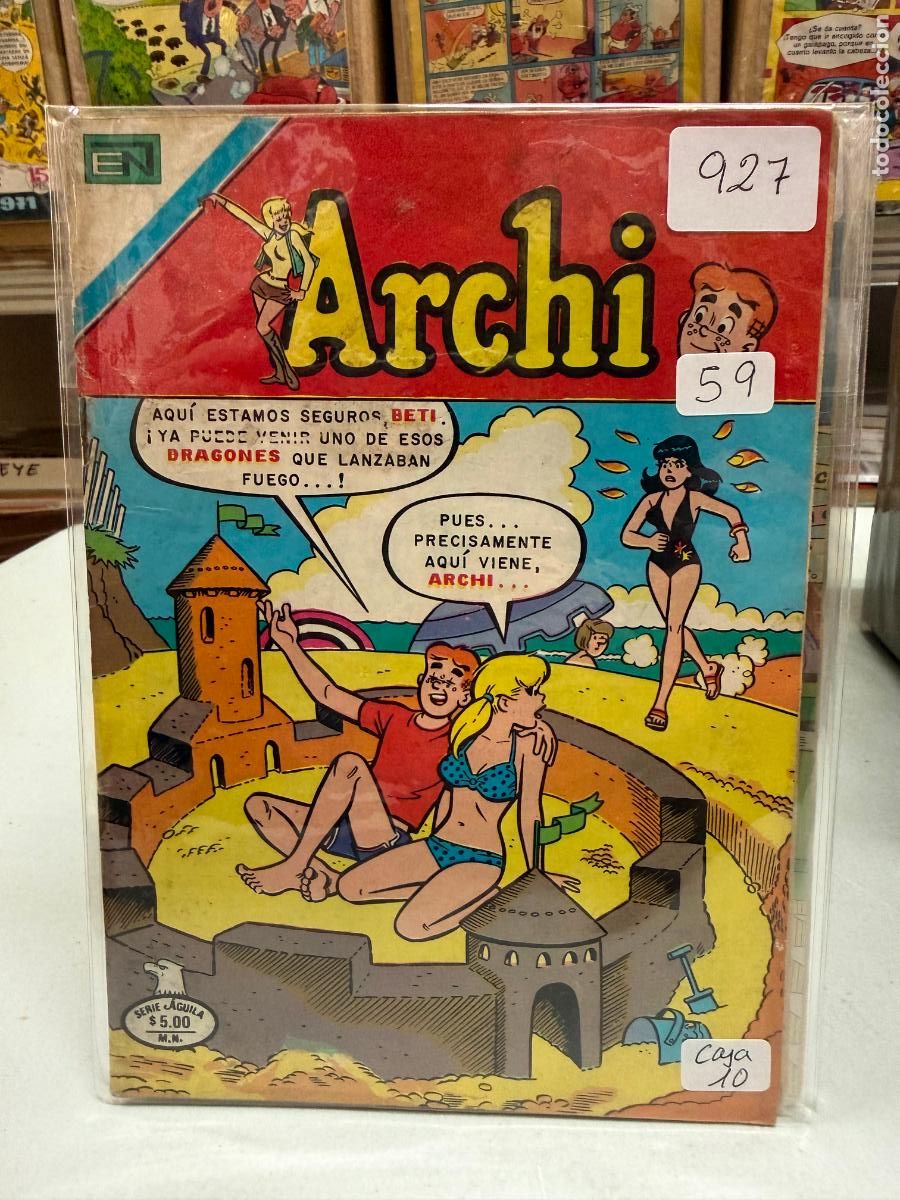 Tebeos: ARCHI EDITORIAL NOVARO SERIE AGUILA NUMERO 927