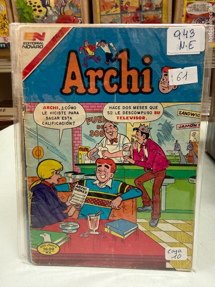 Tebeos: ARCHI EDITORIAL NOVARO SERIE AGUILA NUMERO 943
