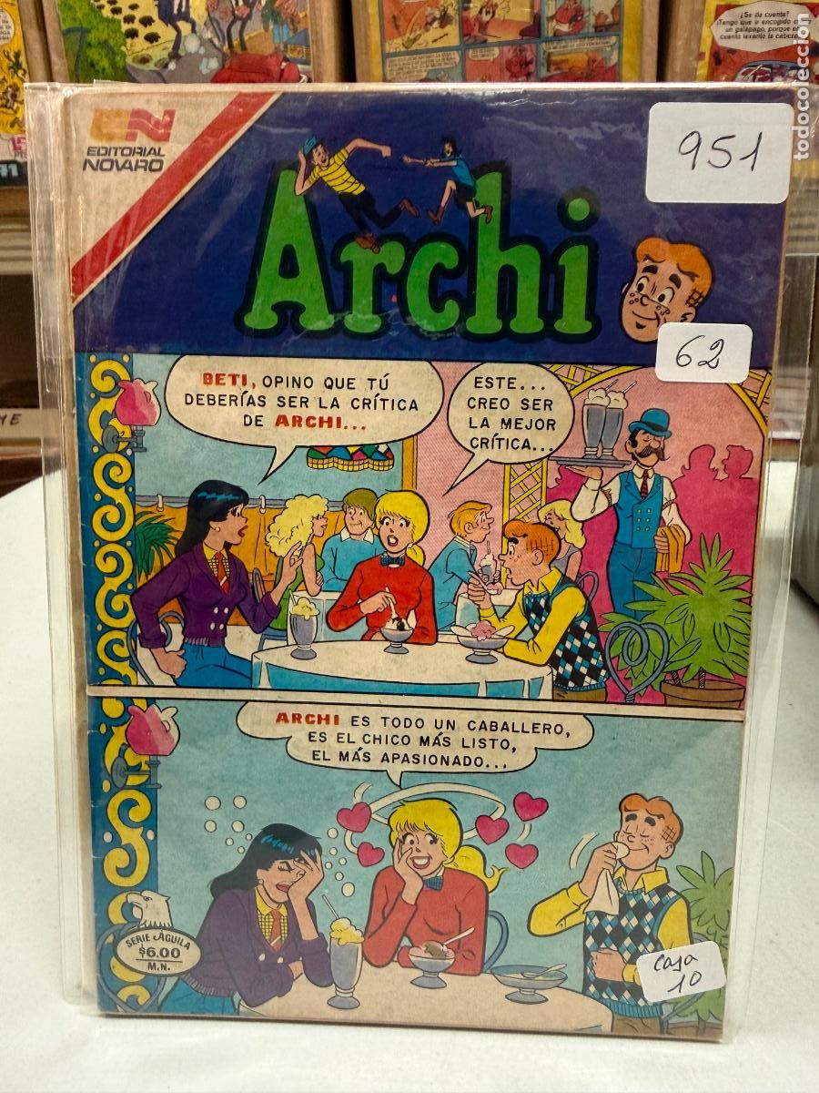 Tebeos: ARCHI EDITORIAL NOVARO SERIE AGUILA NUMERO 951