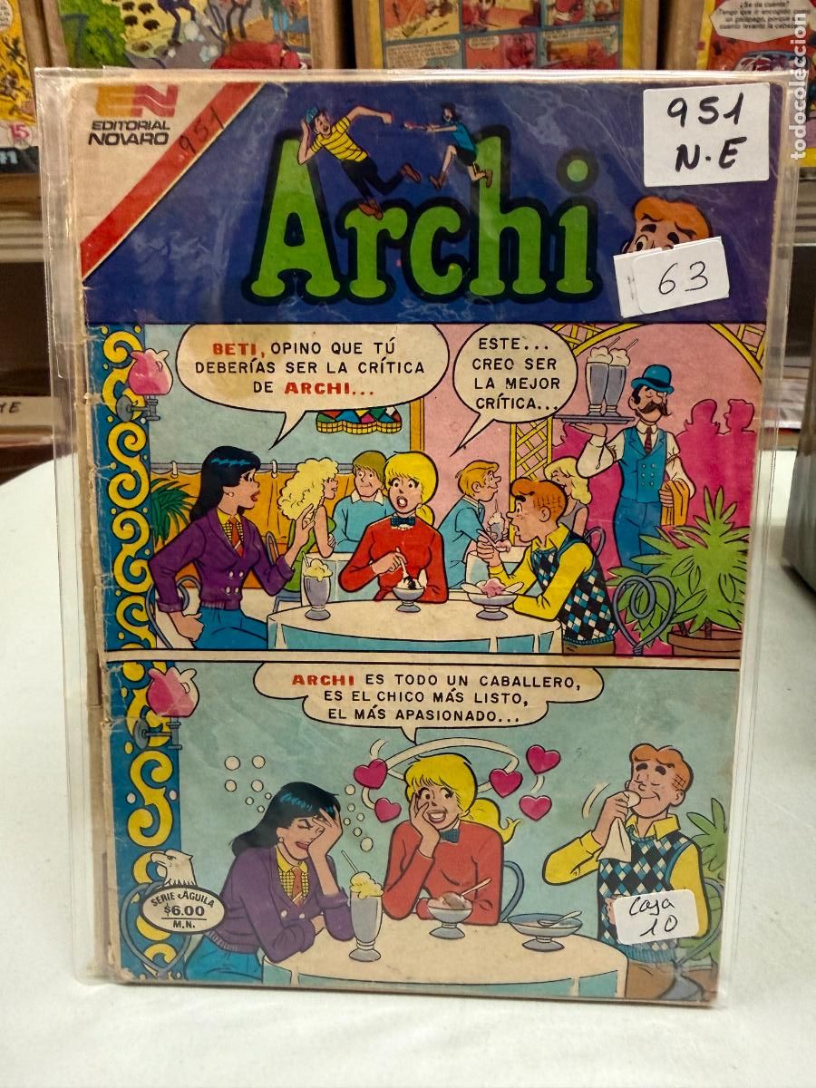 Tebeos: ARCHI EDITORIAL NOVARO SERIE AGUILA NUMERO 951