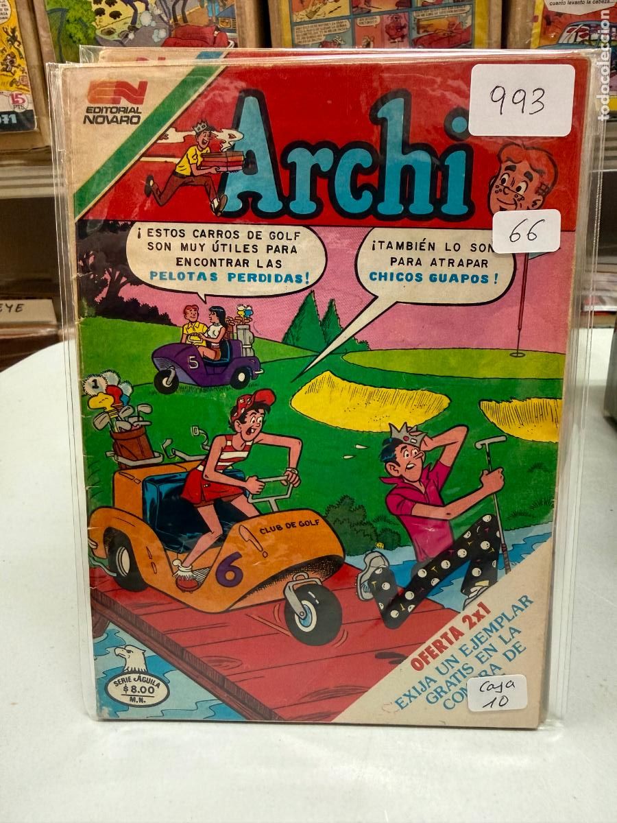 Tebeos: ARCHI EDITORIAL NOVARO SERIE AGUILA NUMERO 993