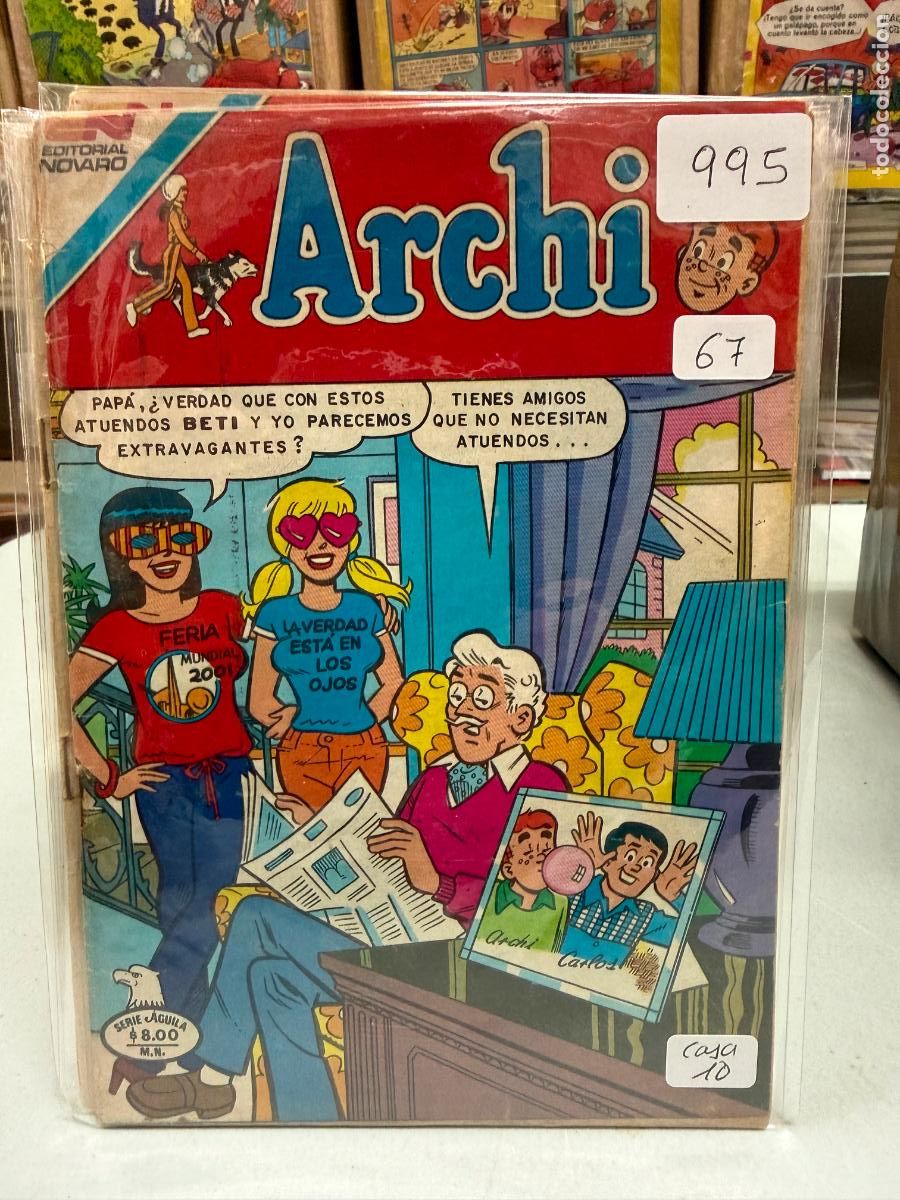 Tebeos: ARCHI EDITORIAL NOVARO SERIE AGUILA NUMERO 995