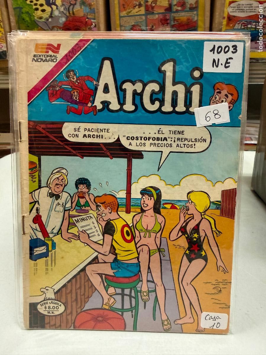 Tebeos: ARCHI EDITORIAL NOVARO SERIE AGUILA NUMERO 1003