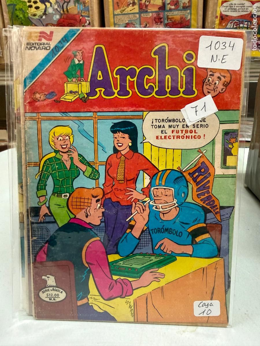 Tebeos: ARCHI EDITORIAL NOVARO SERIE AGUILA NUMERO 1034