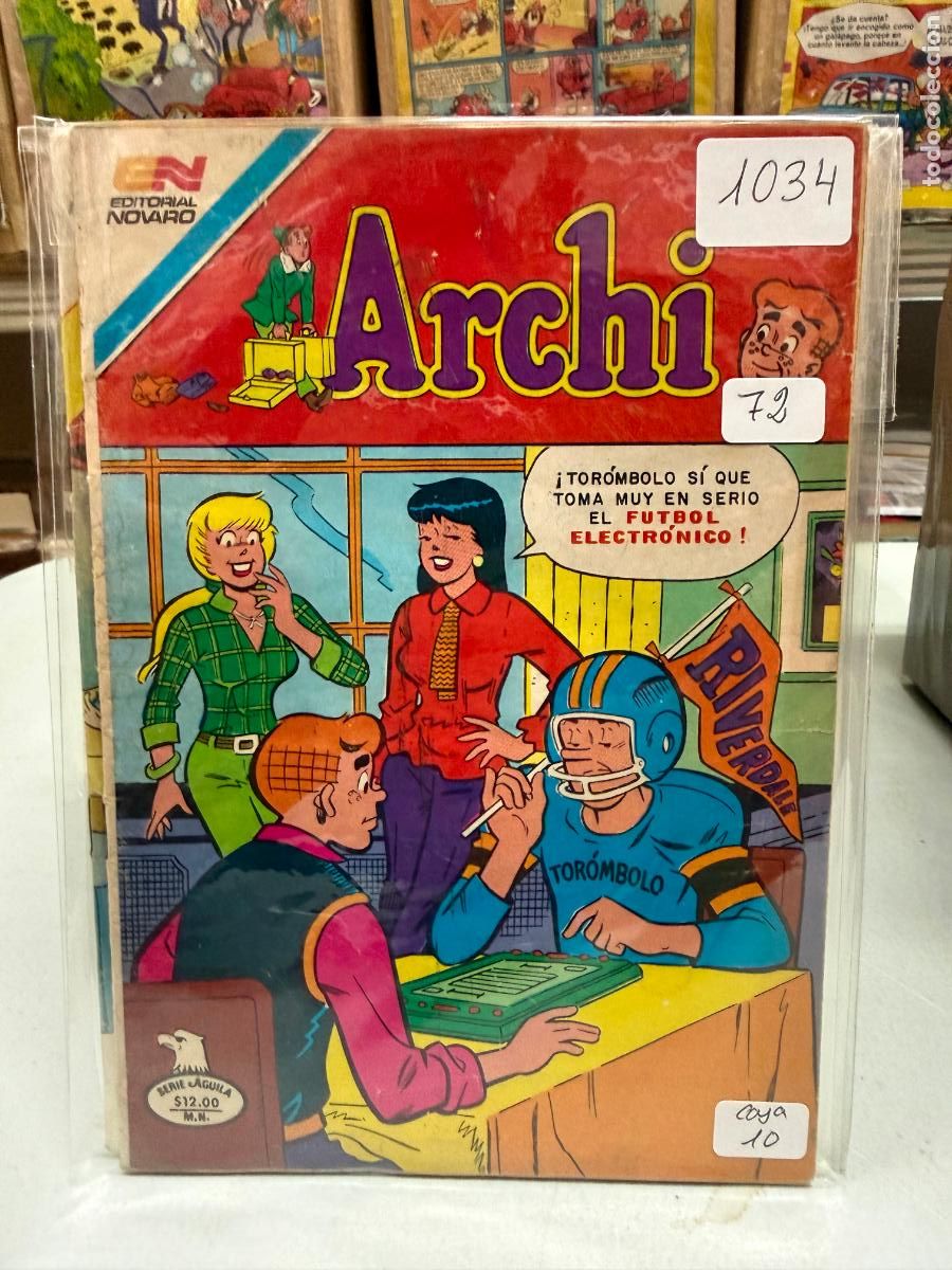 Tebeos: ARCHI EDITORIAL NOVARO SERIE AGUILA NUMERO 1034