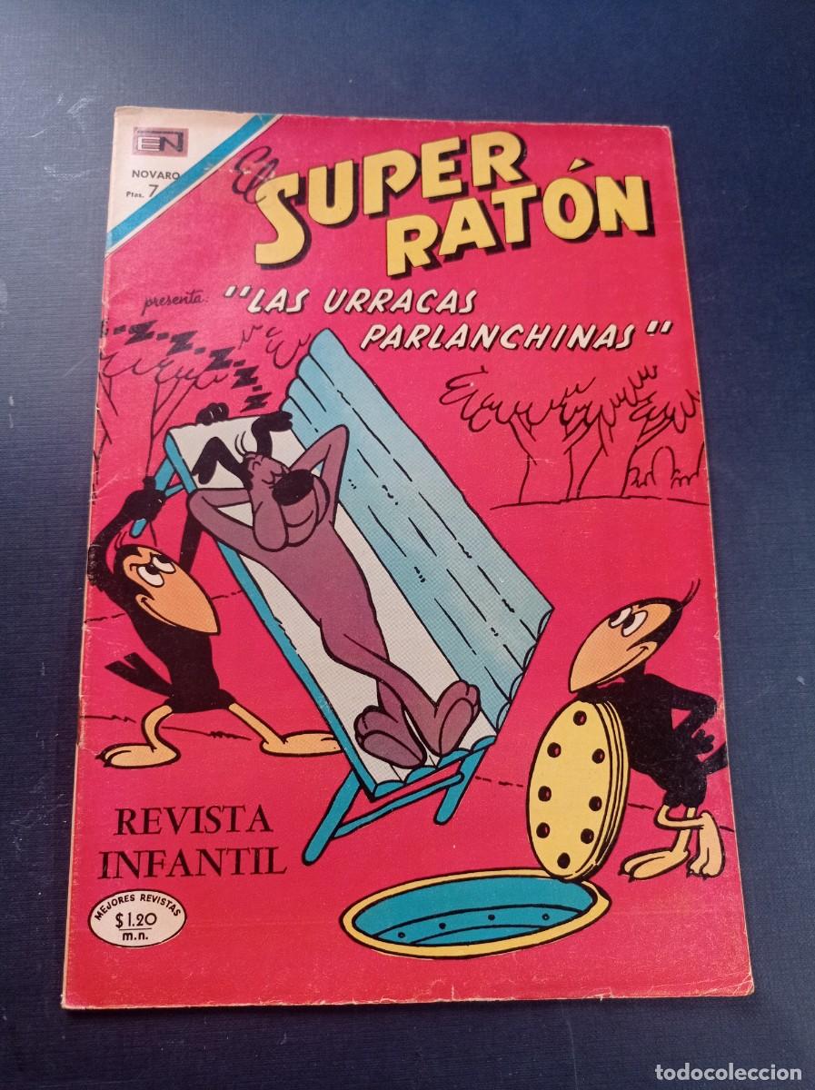 Tebeos: EL SUPER RAT&Oacute;N A&Ntilde;O XVIII, N&ordm; 212. LAS URRACAS PARLANCHINAS. TERRYTOONS. Novaro, Mexico 1970 +++