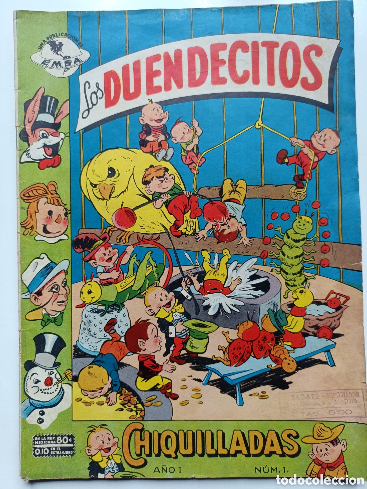 Tebeos: Los duendecitos Chiquilladas a&ntilde;o 1 n&ordm;1 EMSA 1952