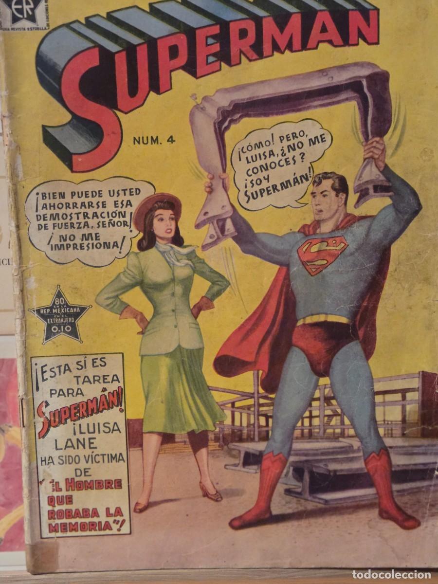 Tebeos: SUPERMAN EDITORIAL NOVARO N&ordm; 4 jUNIO 1952(USA SUPERMAN 75 1952