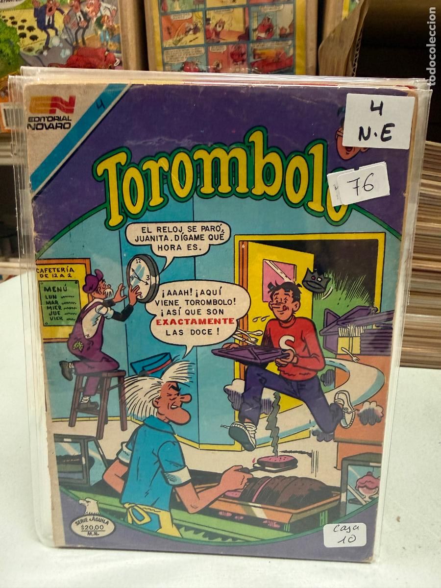 Tebeos: TOROMBOLO EDITORIAL NOVARO SERIE AGUILA NUMERO 4
