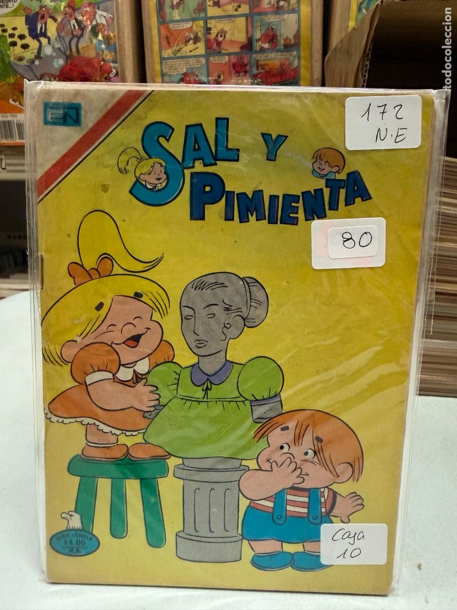 Tebeos: SAL Y PIMIENTA EDITORIAL NOVARO SERIE AGUILA NUMERO 172