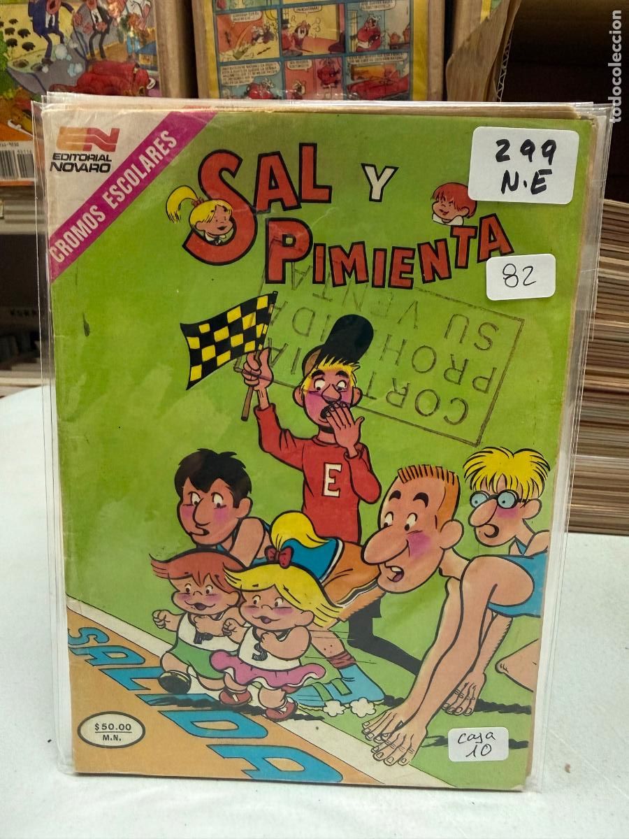 Tebeos: SAL Y PIMIENTA EDITORIAL NOVARO SERIE AGUILA NUMERO 299