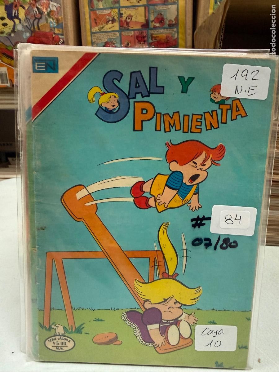 Tebeos: SAL Y PIMIENTA EDITORIAL NOVARO SERIE AGUILA NUMERO 192