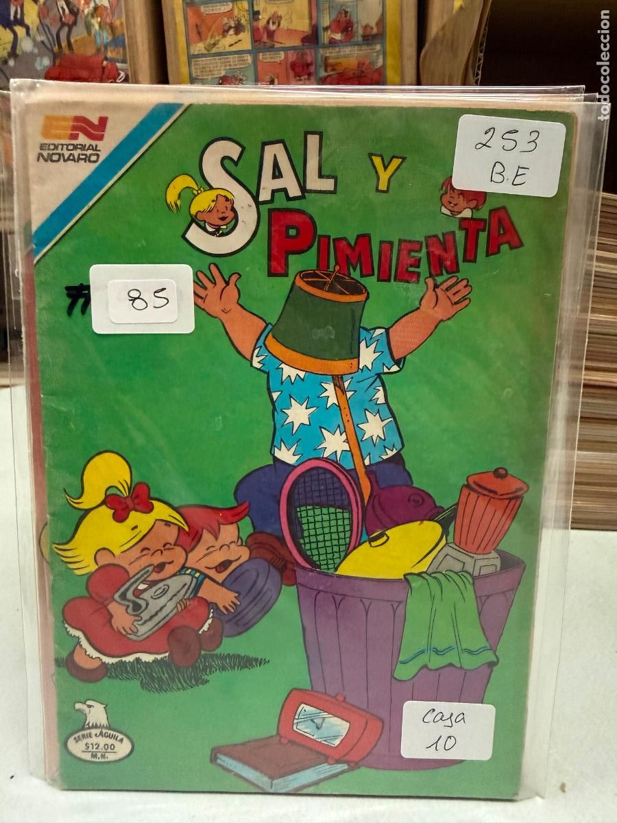 Tebeos: SAL Y PIMIENTA EDITORIAL NOVARO SERIE AGUILA NUMERO 253