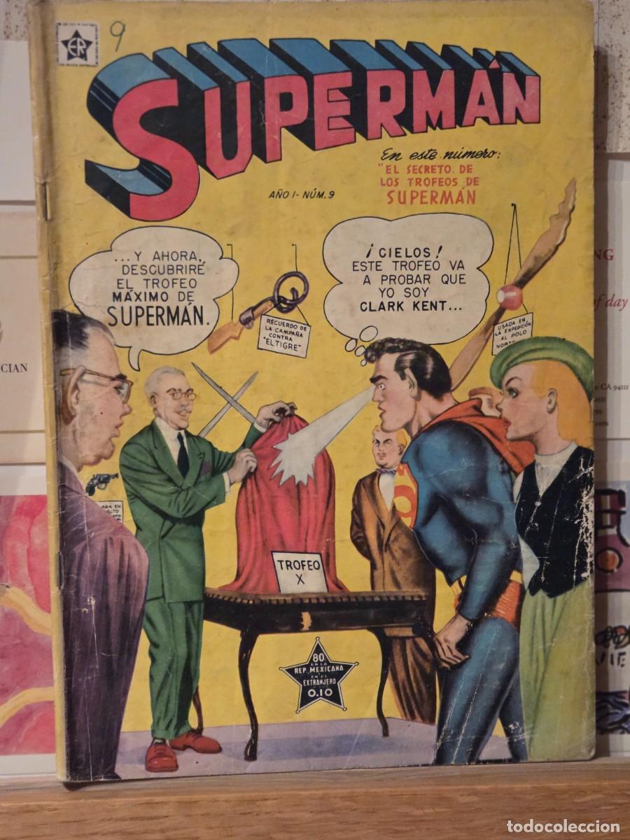 BDs: SUPERMAN EDITORIAL NOVARO N&ordm; 9 NOVIEMBRE 1952(USA ACTION COMICS 164 1952)