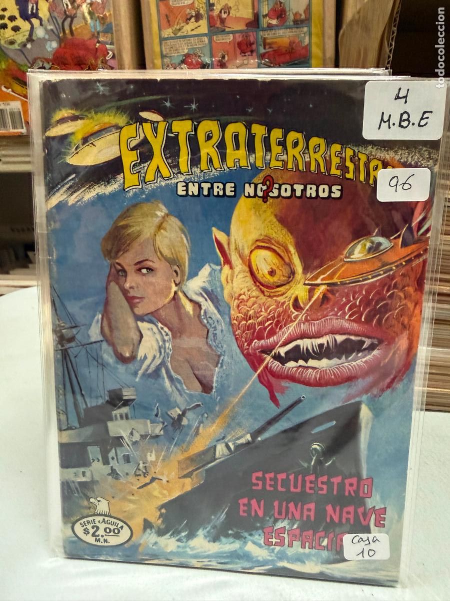 Tebeos: EXTRATERRESTRES ENTRE NOSOTROS EDITORIAL NOVARO SERIE AGUILA NUMERO 4