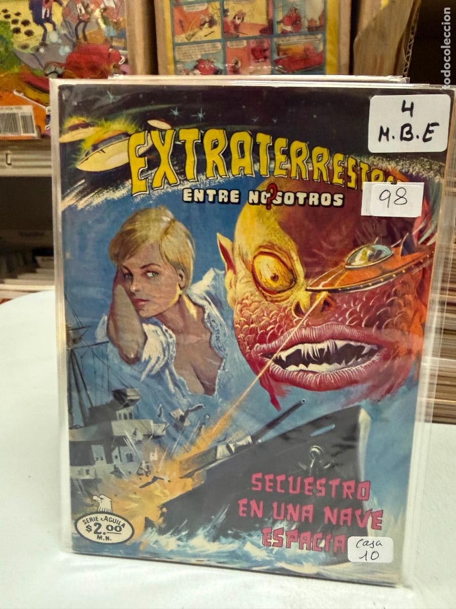 Tebeos: EXTRATERRESTRES ENTRE NOSOTROS EDITORIAL NOVARO SERIE AGUILA NUMERO 4