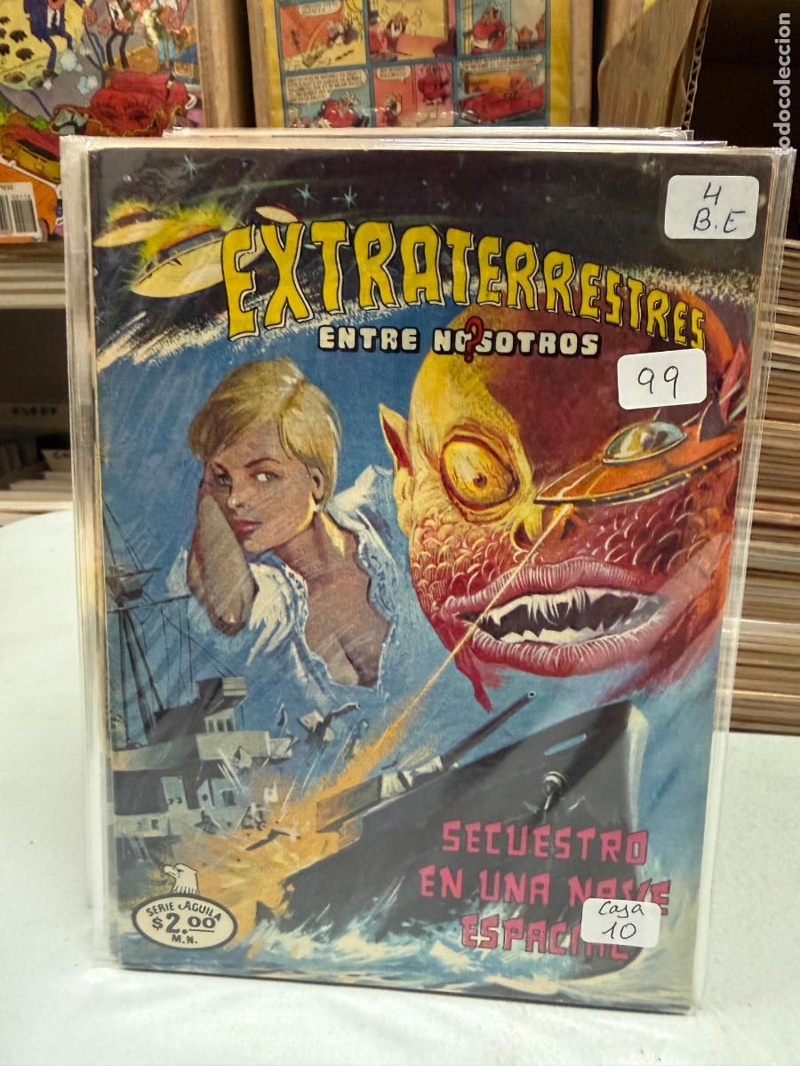 Tebeos: EXTRATERRESTRES ENTRE NOSOTROS EDITORIAL NOVARO SERIE AGUILA NUMERO 4