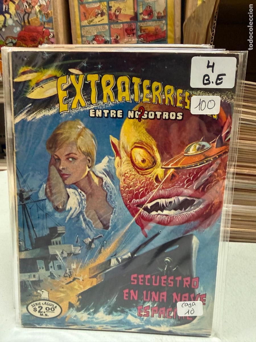 Tebeos: EXTRATERRESTRES ENTRE NOSOTROS EDITORIAL NOVARO SERIE AGUILA NUMERO 4