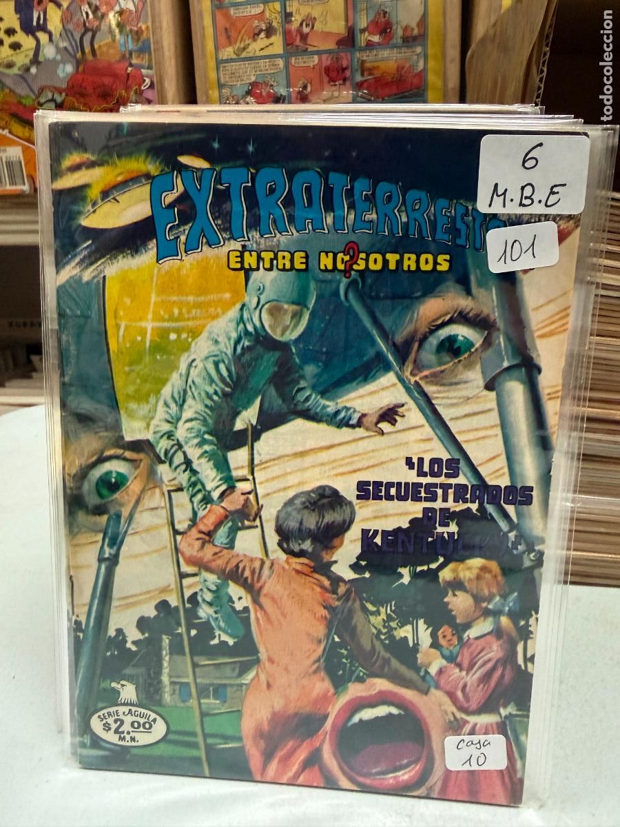 Tebeos: EXTRATERRESTRES ENTRE NOSOTROS EDITORIAL NOVARO SERIE AGUILA NUMERO 6