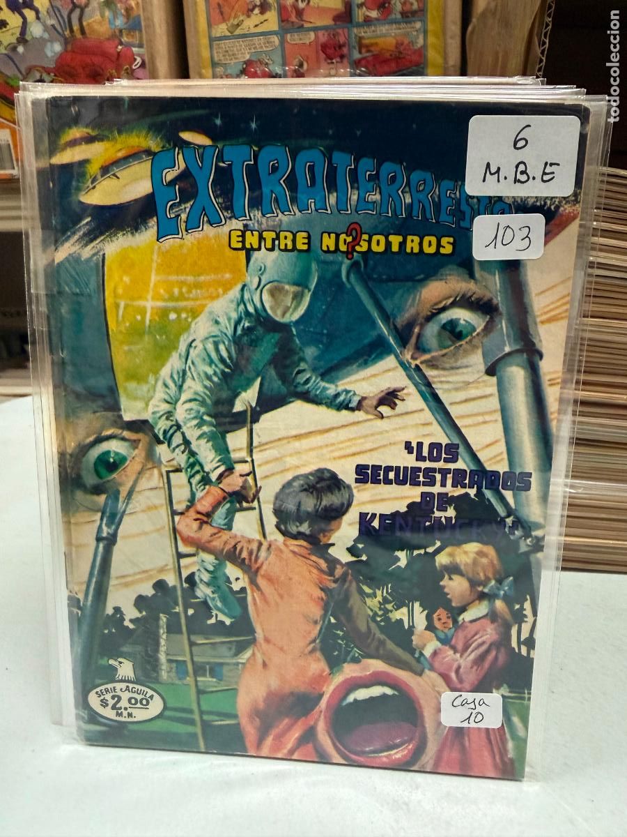 Tebeos: EXTRATERRESTRES ENTRE NOSOTROS EDITORIAL NOVARO SERIE AGUILA NUMERO 6