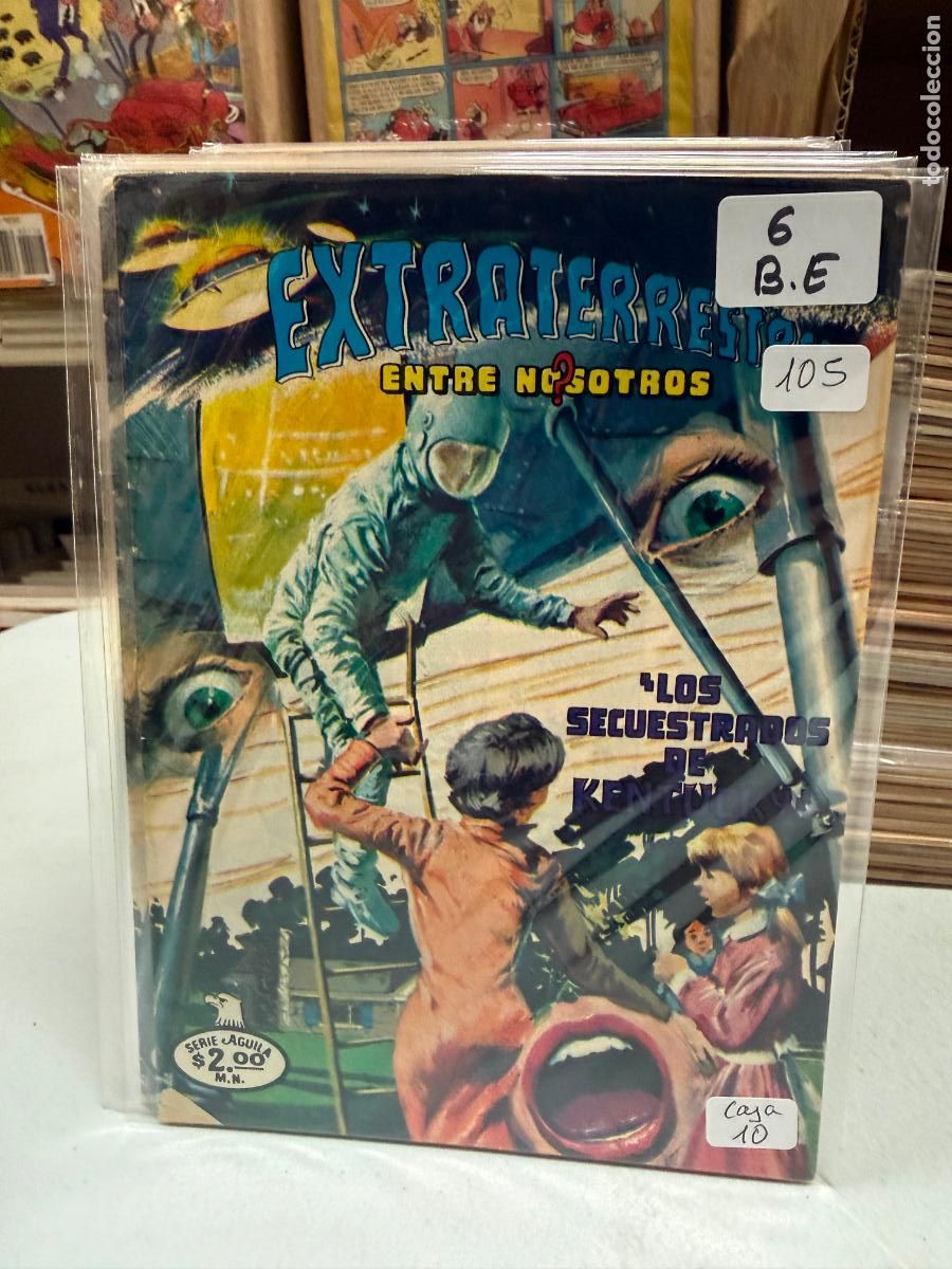 Tebeos: EXTRATERRESTRES ENTRE NOSOTROS EDITORIAL NOVARO SERIE AGUILA NUMERO 6