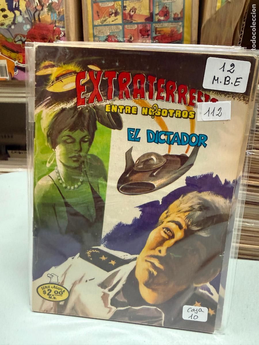 Tebeos: EXTRATERRESTRES ENTRE NOSOTROS EDITORIAL NOVARO SERIE AGUILA NUMERO 12