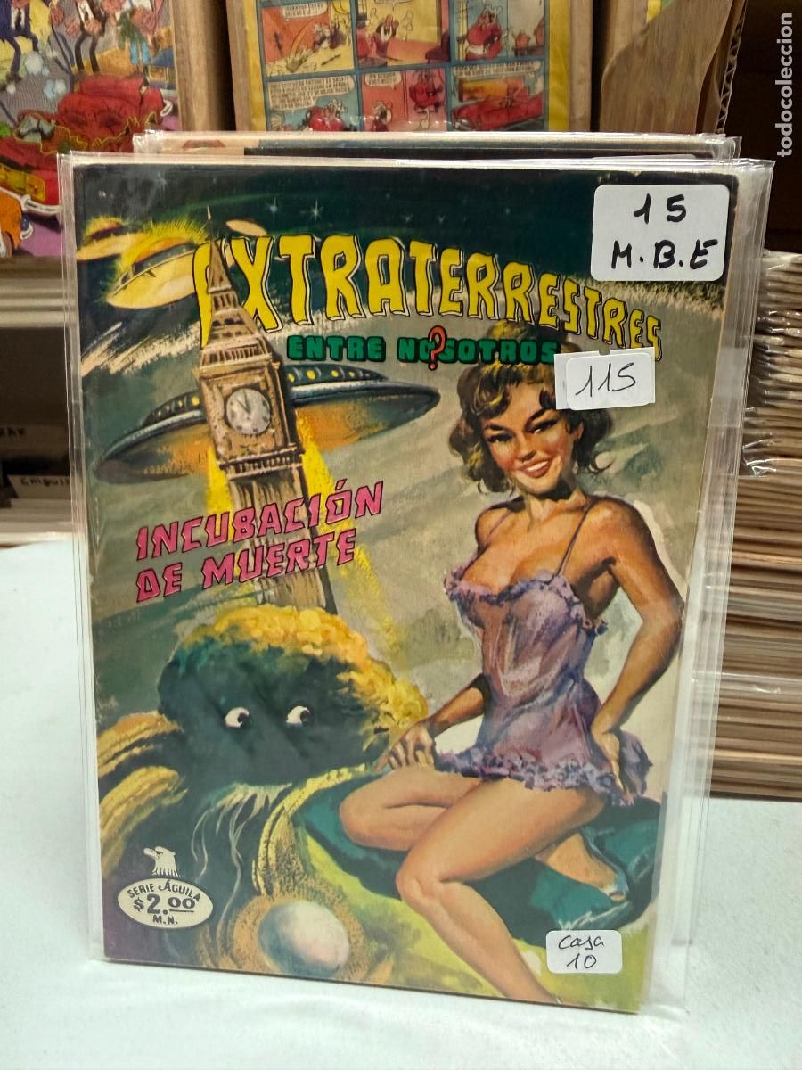 Tebeos: EXTRATERRESTRES ENTRE NOSOTROS EDITORIAL NOVARO SERIE AGUILA NUMERO 15