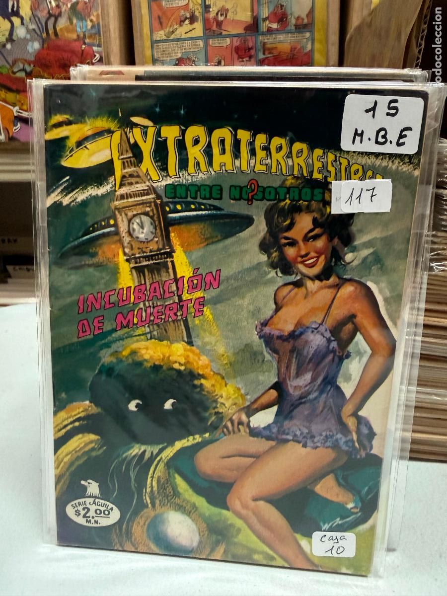 Tebeos: EXTRATERRESTRES ENTRE NOSOTROS EDITORIAL NOVARO SERIE AGUILA NUMERO 15