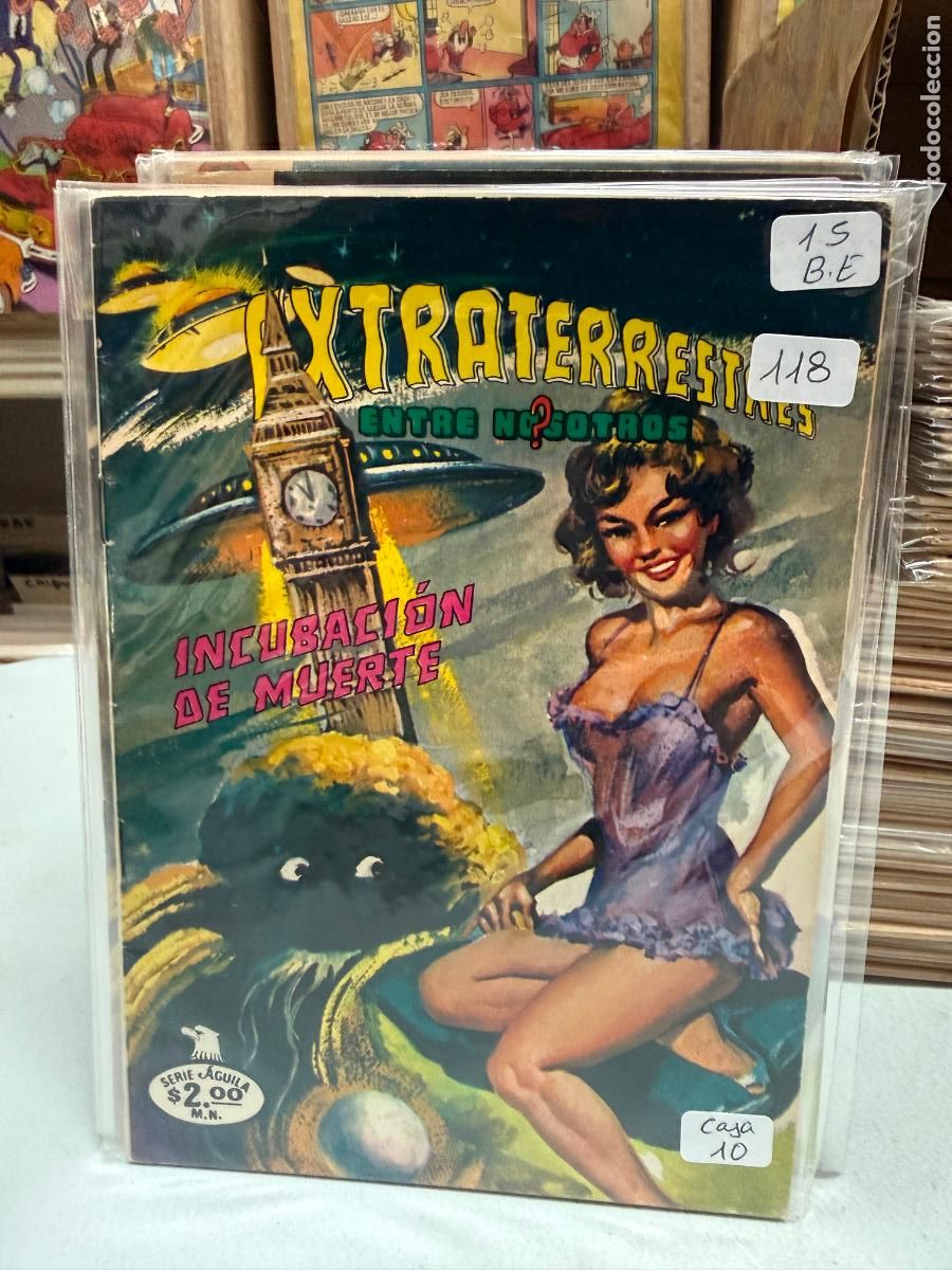 Tebeos: EXTRATERRESTRES ENTRE NOSOTROS EDITORIAL NOVARO SERIE AGUILA NUMERO 15