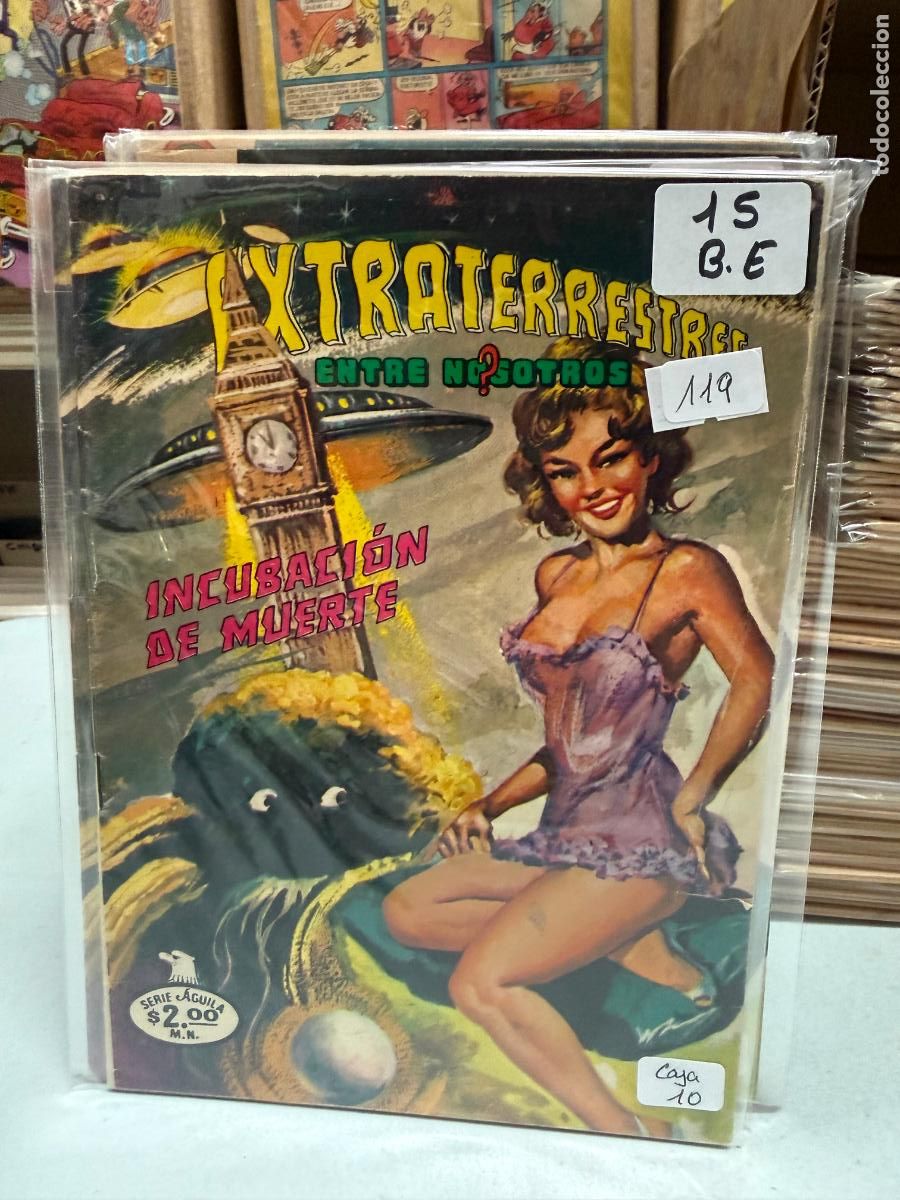 Tebeos: EXTRATERRESTRES ENTRE NOSOTROS EDITORIAL NOVARO SERIE AGUILA NUMERO 15