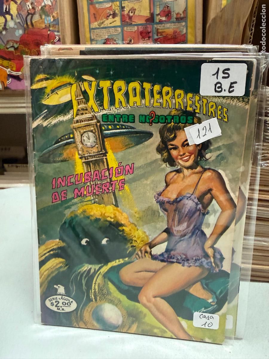 Tebeos: EXTRATERRESTRES ENTRE NOSOTROS EDITORIAL NOVARO SERIE AGUILA NUMERO 15