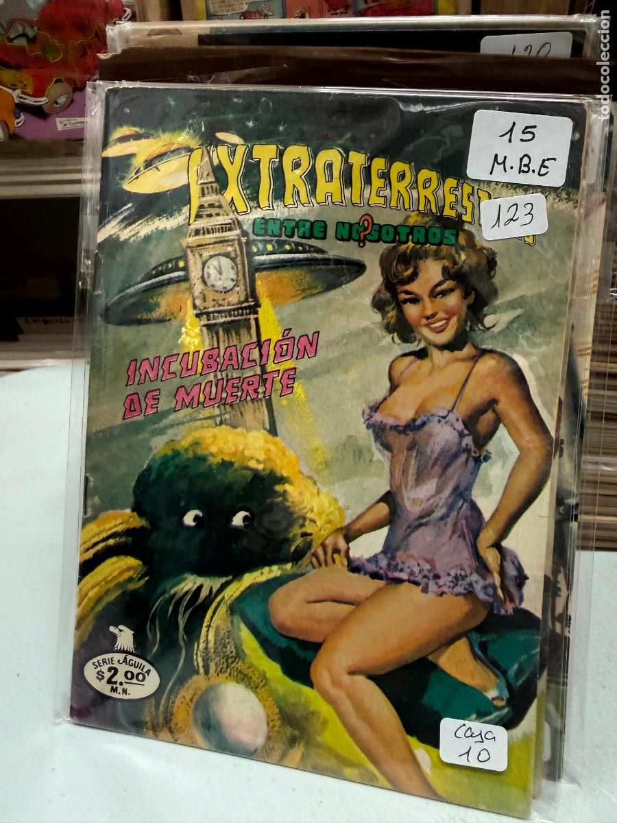 Tebeos: EXTRATERRESTRES ENTRE NOSOTROS EDITORIAL NOVARO SERIE AGUILA NUMERO 15