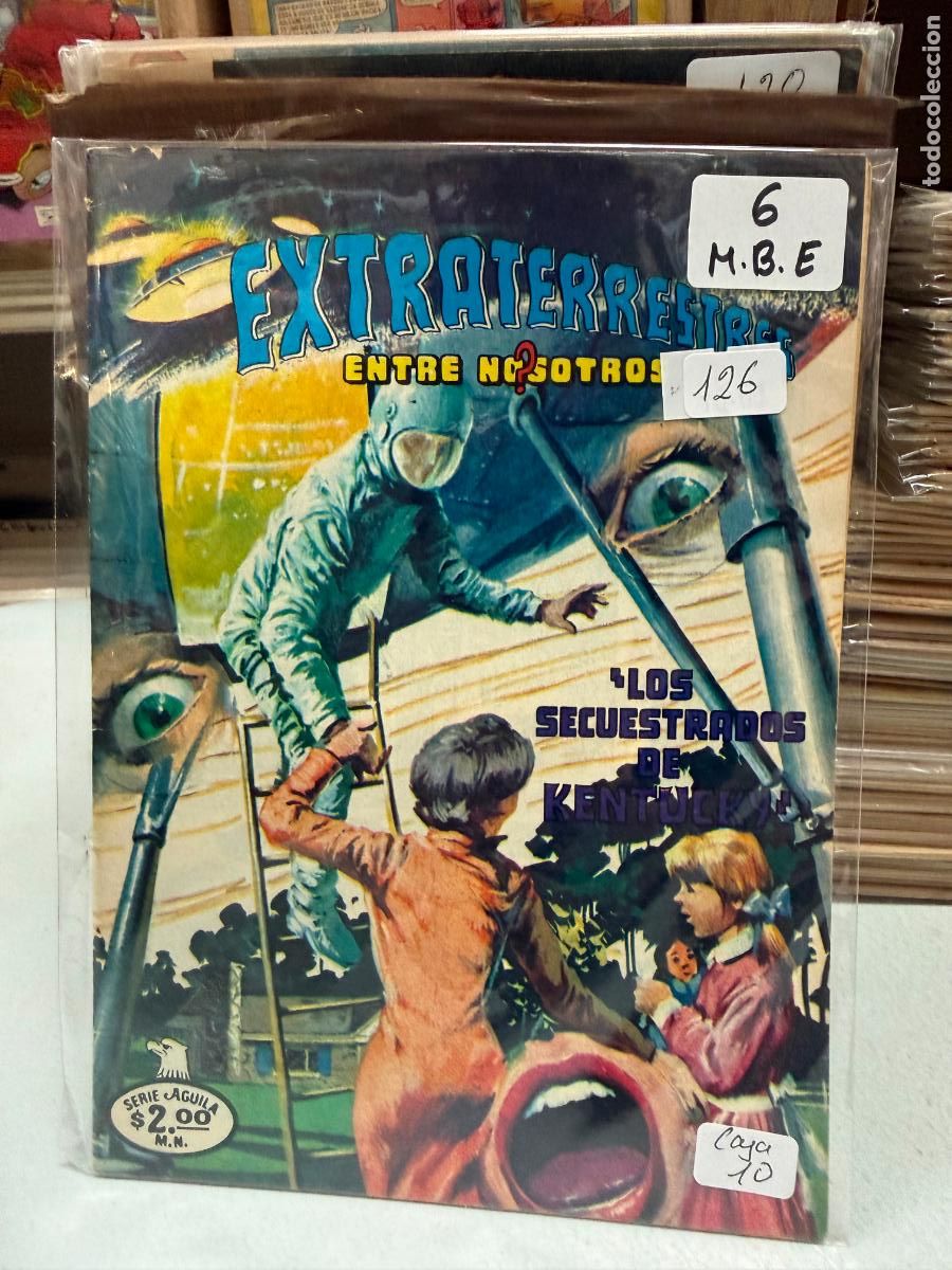 Tebeos: EXTRATERRESTRES ENTRE NOSOTROS EDITORIAL NOVARO SERIE AGUILA NUMERO 6