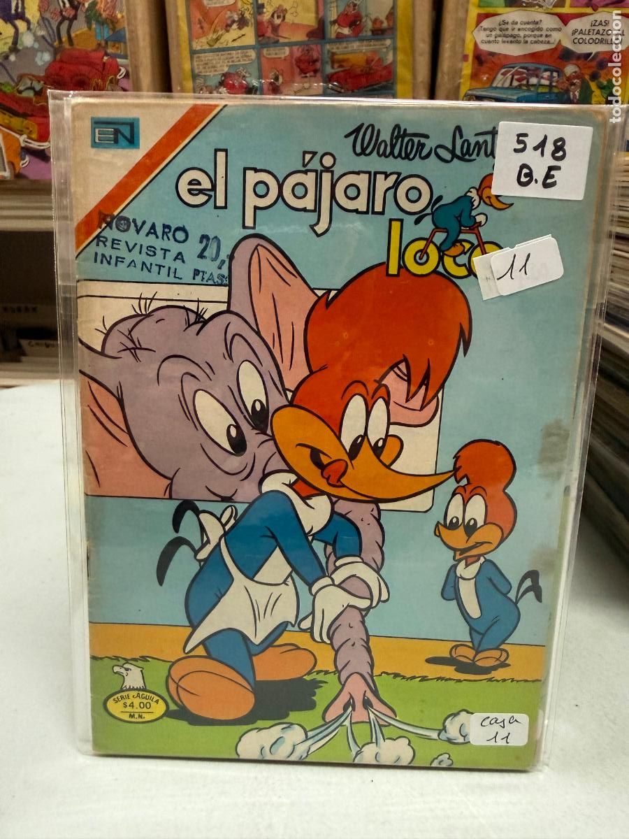 Tebeos: PAJARO LOCO EDITORIAL NOVARO SERIE AGUILA NUMERO 518