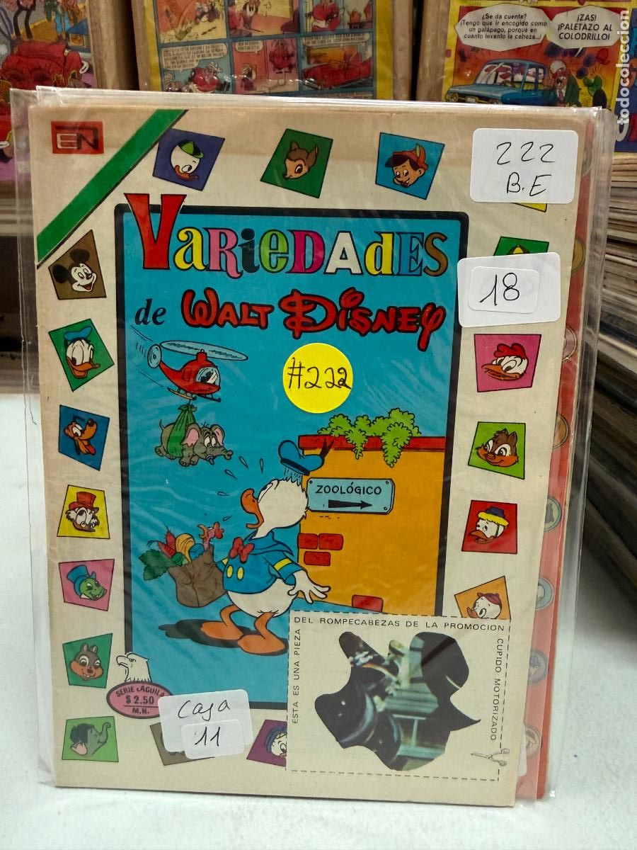 Tebeos: VARIEDADES DE WALT DISNEY EDITORIAL NOVARO SERIE AGUILA NUMERO 222