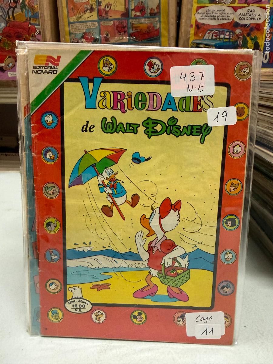 Tebeos: VARIEDADES DE WALT DISNEY EDITORIAL NOVARO SERIE AGUILA NUMERO 437