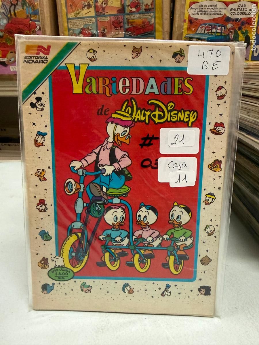 Tebeos: VARIEDADES DE WALT DISNEY EDITORIAL NOVARO SERIE AGUILA NUMERO 470